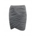 Ruched Jersey Mini Skirt